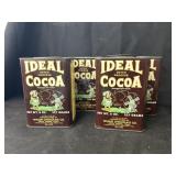 (4) Wilbur Chocolate Tins