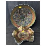 (2) Carnival Glass Bowls