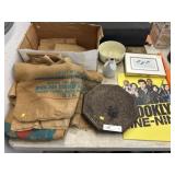Burlap Bags w/ Poster & Framed Print