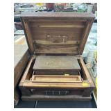 (2) Hinged Top Storage Boxes
