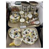 (2) Tray Lots of Japanese Ceramics