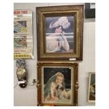 Gilt Framed Portrait w/ Print