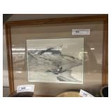 "Beach Debris" Framed Block Print