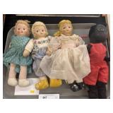 Vintage Cloth Body Dolls