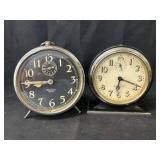 (2) Vintage Alarm Clocks