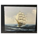 Oil On Canvas of Flagship