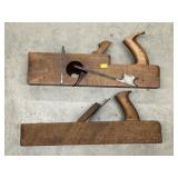 2 Wooden Molding Planes