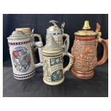 (6) Beer Steins