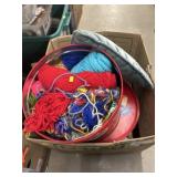 Yarn Remnants w/ Assorted Towels