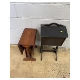 Wood Accent and Sewing Tables