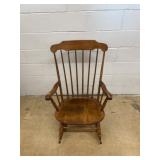 Tell City Walnut Rocking Chair Model 5601