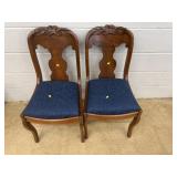 Carved Wood Dining Chairs
