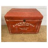 Madame De Sevigne Painted Wood Trunk
