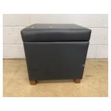 Target Faux Leather Storage Ottoman