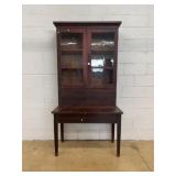 Bookcase Top w/ Fall Front Desk on Table