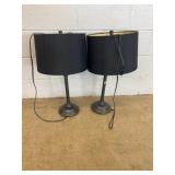 Black Metal Table Lamps
