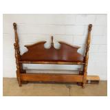 Turned Wood Queen Bed Frame Set