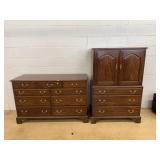 Virginia Galleries Mahogany Dresser & Chest