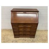Wooden Drop Front Secretary Desk