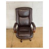 La-Z-Boy Brown Leather Office Chair