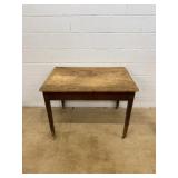 Antique Wooden 1 Drawer Scrub Top Work Table