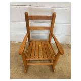 Wooden Slat Seat Child