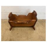 Doll Cradle with Handle Cutouts