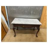 Kittinger Marble-Top Occasional Table