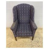 Upholstered Wingback Armchair