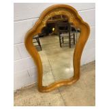 Henredon Wood Wall Mirror