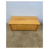 Wood Two-Drawer Coffee Table