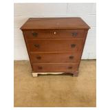 Four-Drawer Wooden Chest of Drawers