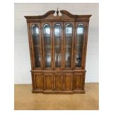 2 Pc. China Cabinet With Glass Doors