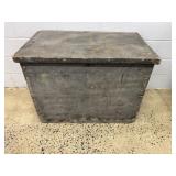 Vintage Painted Dovetail Wooden Storage Box