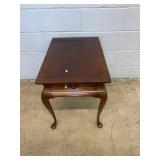 Queen Anne Style Cherry Side Table