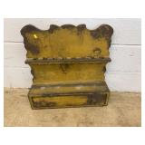 Painted Wood Knife Rack with Drawer