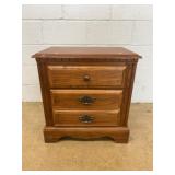 Broyhill Oak Two-Drawer Nightstand