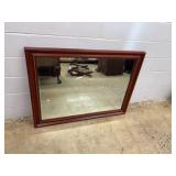 Biggs Antique Co. Wall Mirror, Wood Frame