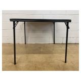Black Folding Card Table