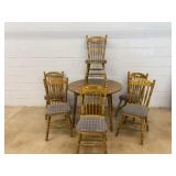 Dining Table With 6 Chairs Set with/ 2 Boards