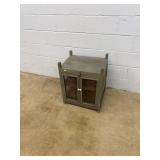Vintage Hanging Pie Safe w/ Screen Side