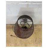 Table Lamp With Pierced Metal Shade