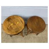 Round Wooden Stools