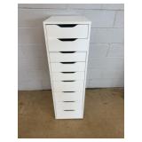 White 9-Drawer Storage Cabinet