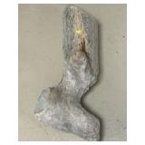 Piece of Beaver Chewed Driftwood