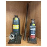 (2) Hydraulic Bottle Jacks