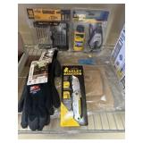 New Chalk Line, Drill Bits, Work Gloves, Etc.
