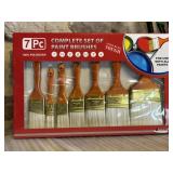 New 7pc Paint Brush Set