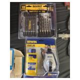 Irwin Chalk Line & DeWalt Drill Bit Set