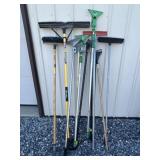 Assortment of Long Handled Tools